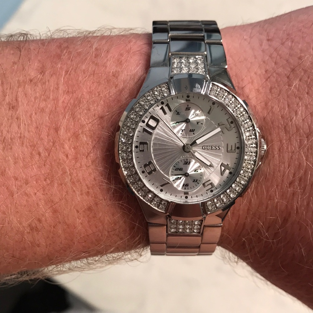 Guess stainless steel watch